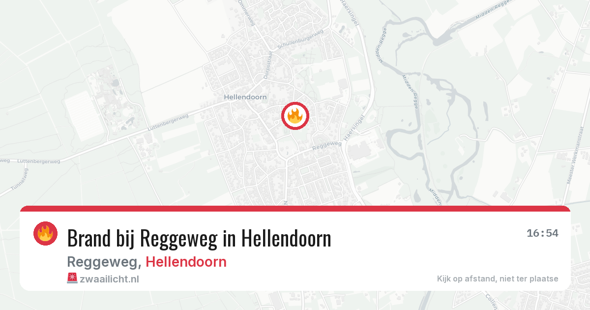 Brand bij Reggeweg in Hellendoorn — 25 mrt 2026