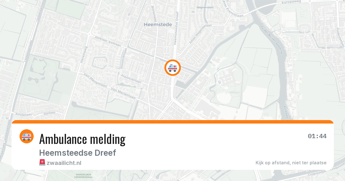 Ambulance melding — 19 jun 2026