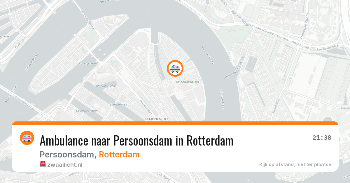Ambulance naar Persoonsdam in Rotterdam — 12 aug 2026