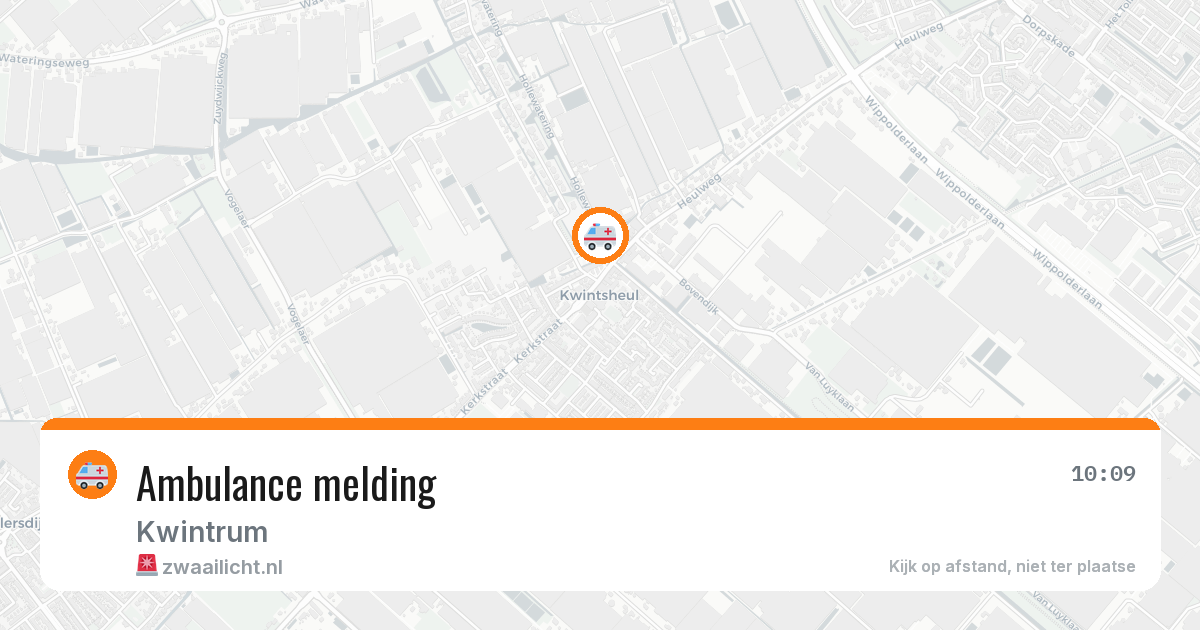 Ambulance melding — 9 feb 2026
