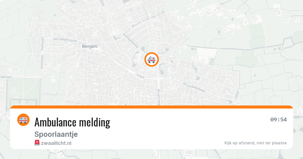 Ambulance melding — 28 mrt 2026