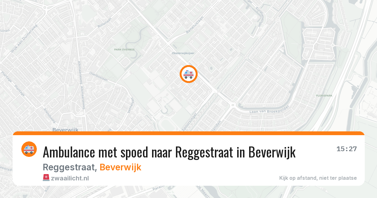 Ambulance met spoed naar Reggestraat in Beverwijk — 23 jan 2026