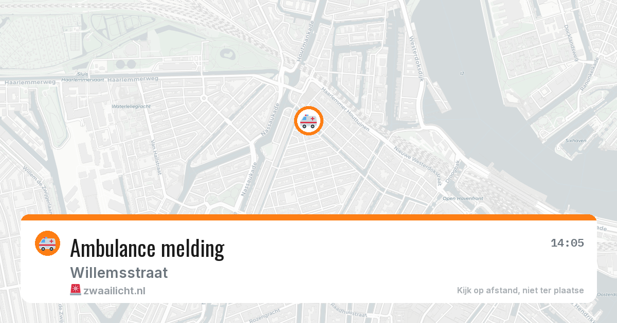Ambulance melding — 4 mei 2026