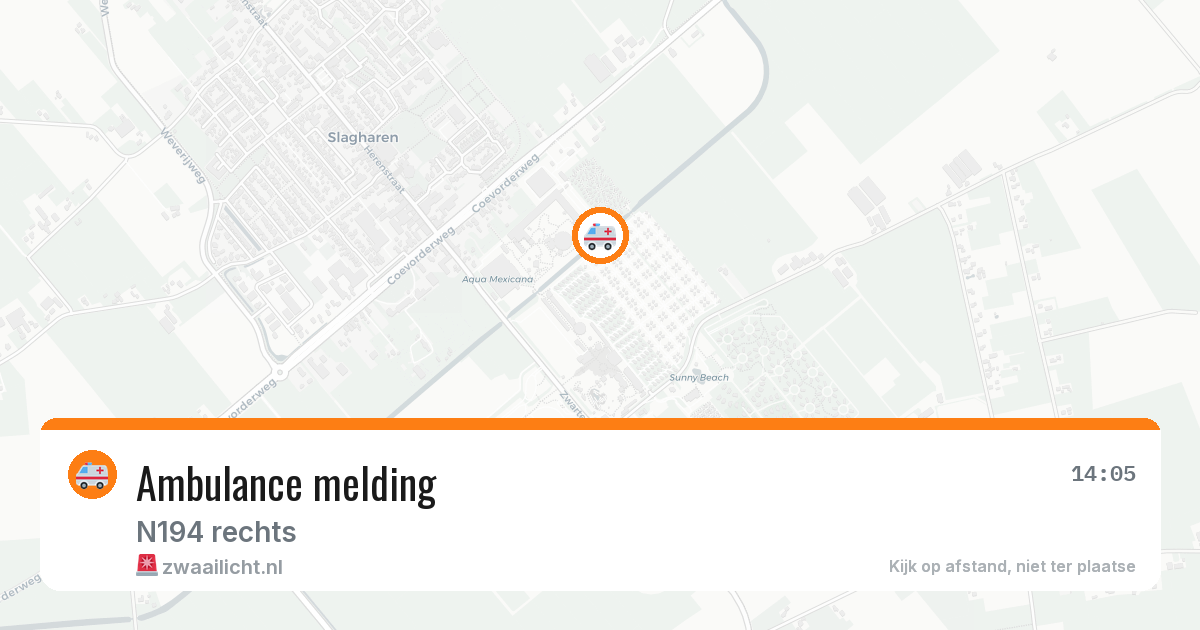 Ambulance melding — 5 mei 2026