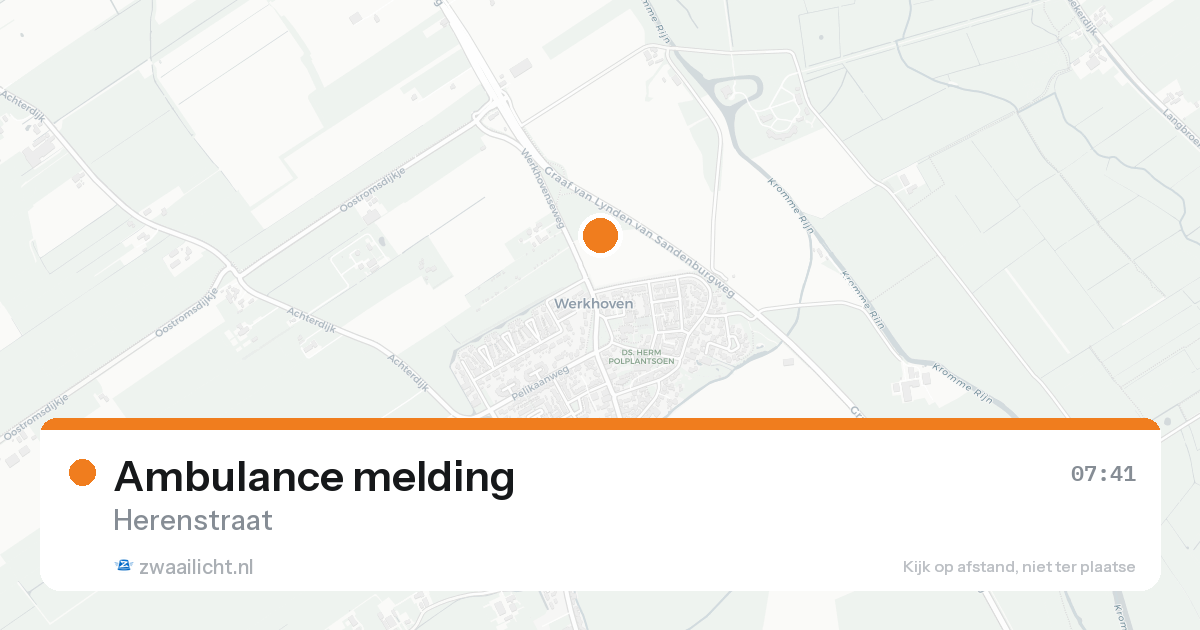Ambulance melding — 31 jan 2026