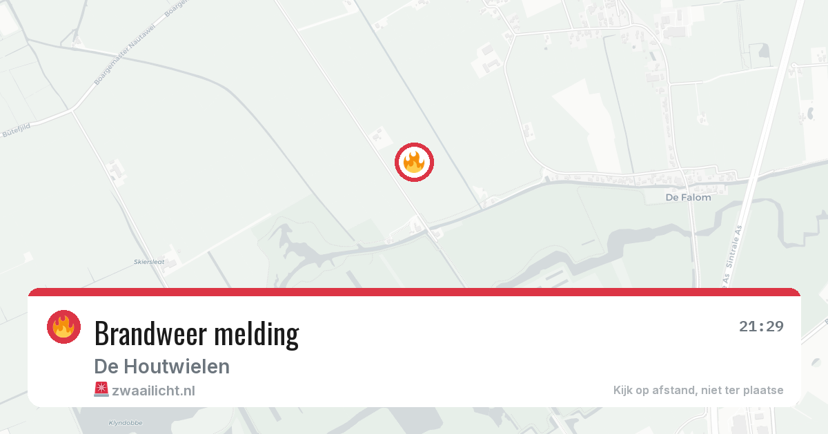 Brandweer melding — 27 apr 2026