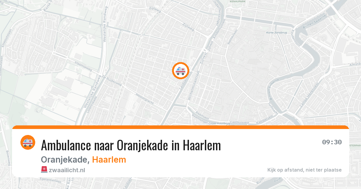 Ambulance naar Oranjekade in Haarlem — 19 mei 2026