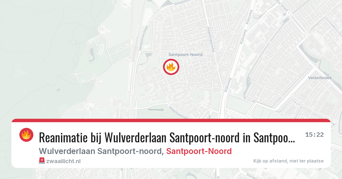 Reanimatie bij Wulverderlaan Santpoort-noord in Santpoort-Noord — 3 feb 2026