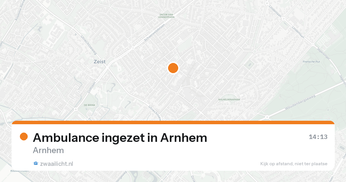 Ambulance ingezet in Arnhem — 30 jan 2026