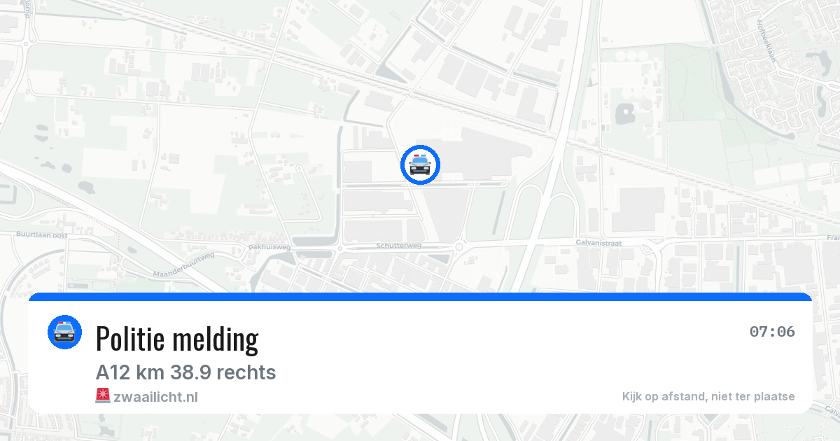 Politie melding — 29 jun 2026