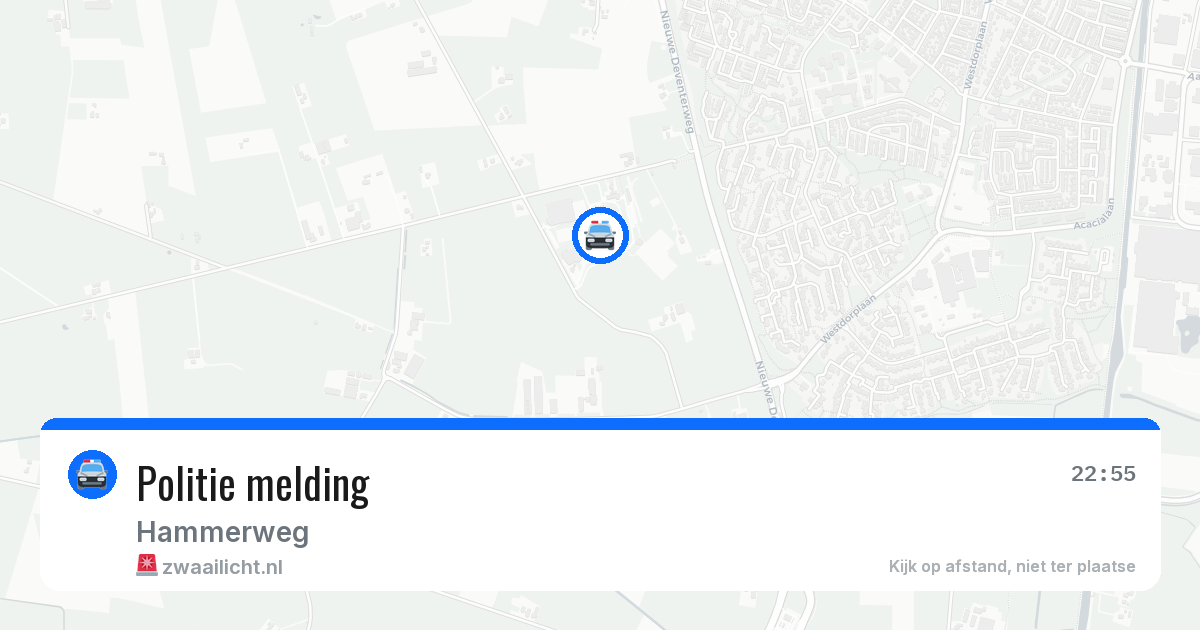 Politie melding — 4 jul 2026