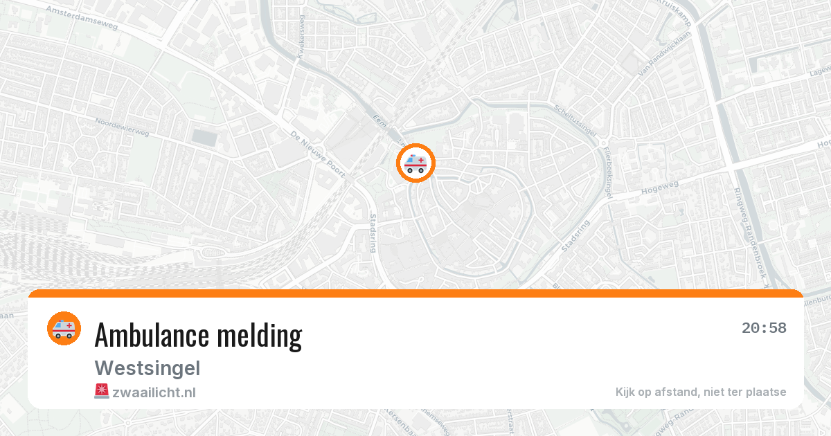 Ambulance melding — 30 jul 2026