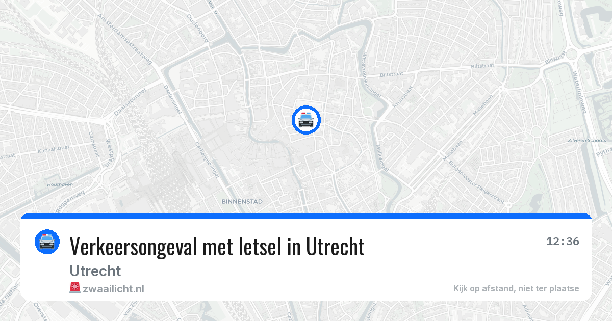Verkeersongeval met letsel in Utrecht — 27 jan 2026
