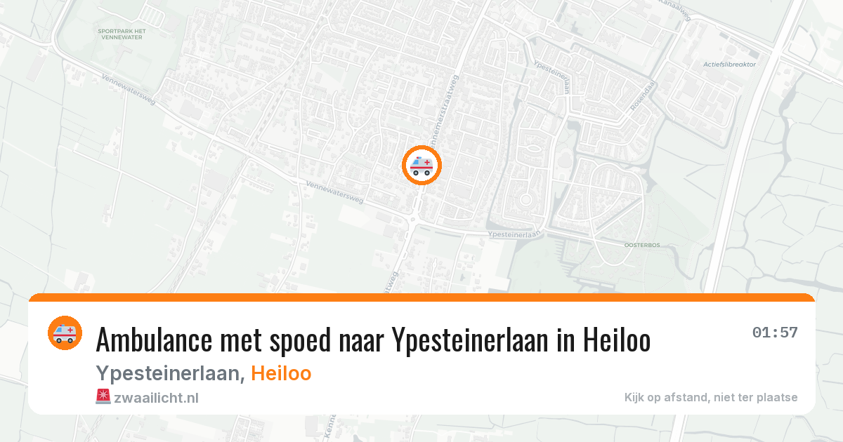 Ambulance met spoed naar Ypesteinerlaan in Heiloo — 9 apr 2026