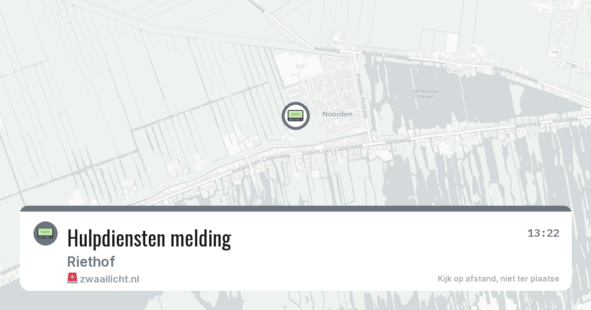 Hulpdiensten melding — 12 feb 2026