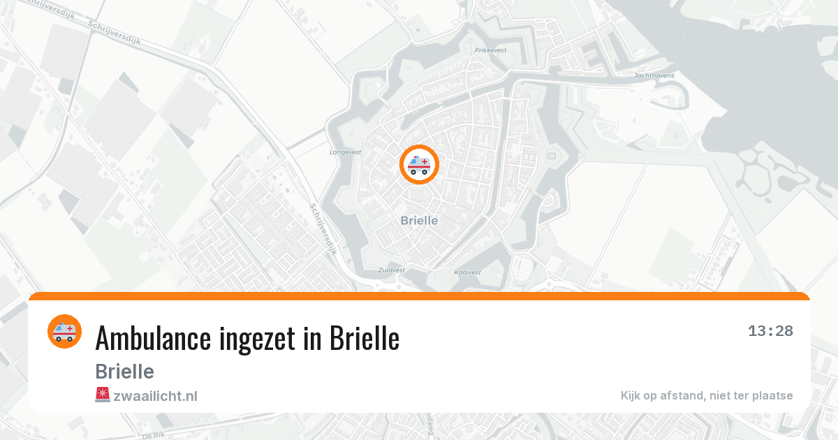 Ambulance ingezet in Brielle — 24 jun 2026