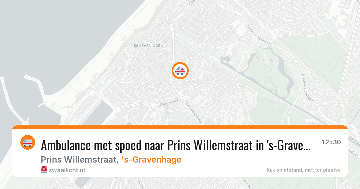 Ambulance met spoed naar Prins Willemstraat in 's-Gravenhage — 5 mei 2026