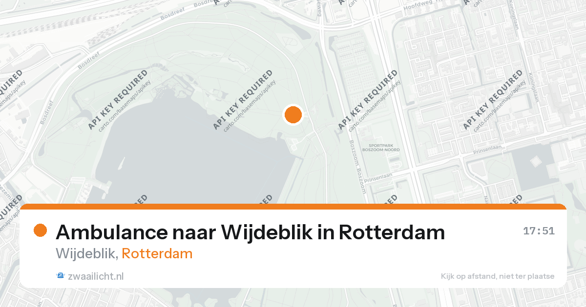 Ambulance naar Wijdeblik in Rotterdam — 25 aug 2026