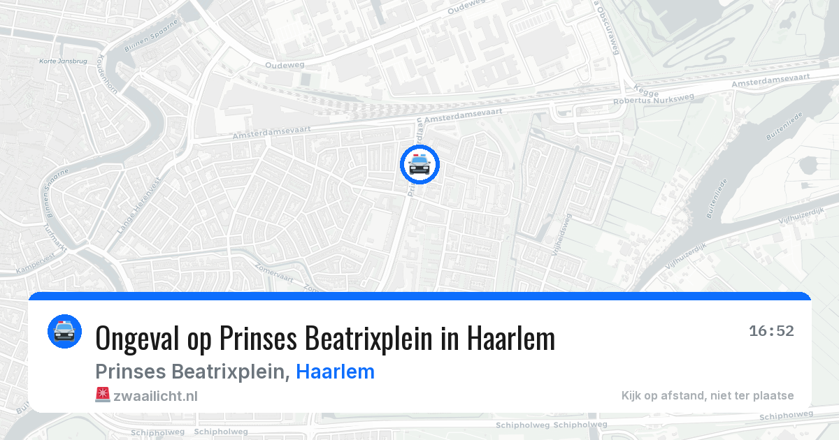 Ongeval op Prinses Beatrixplein in Haarlem — 14 jul 2026