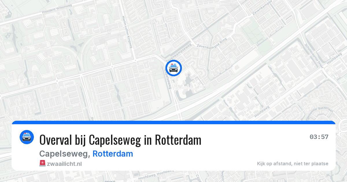 Overval bij Capelseweg in Rotterdam — 10 jul 2026