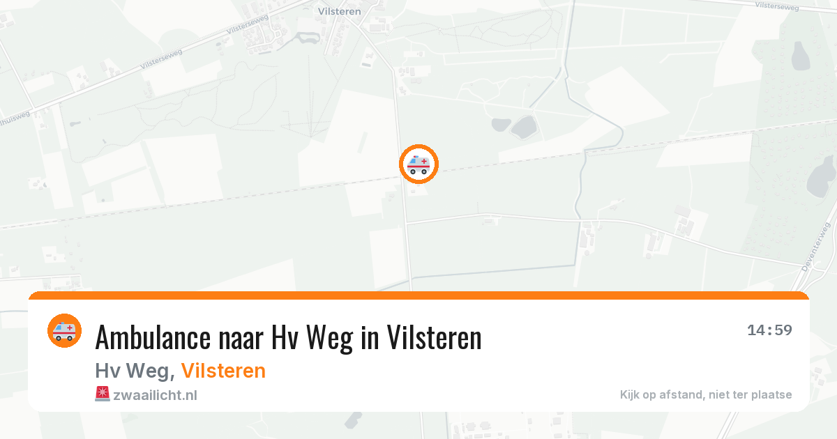 Ambulance naar Hv Weg in Vilsteren — 11 aug 2026