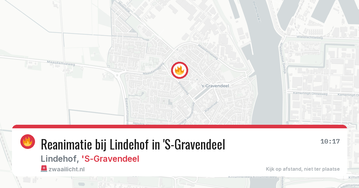 Reanimatie bij Lindehof in 'S-Gravendeel — 1 jun 2026