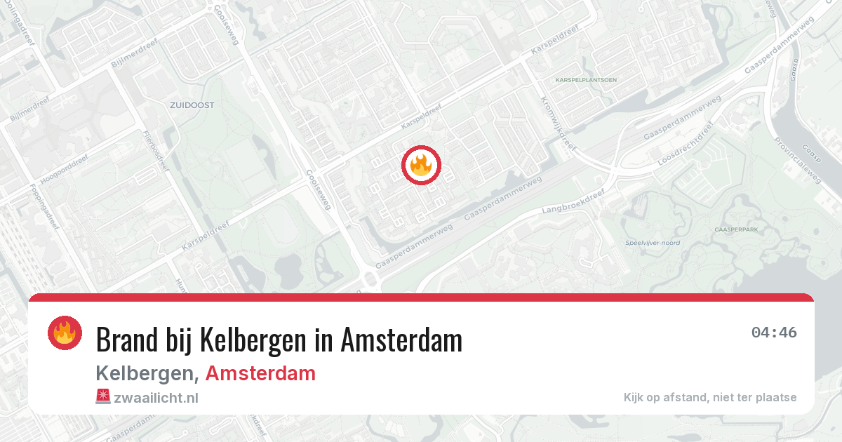 Brand bij Kelbergen in Amsterdam — 2 apr 2026