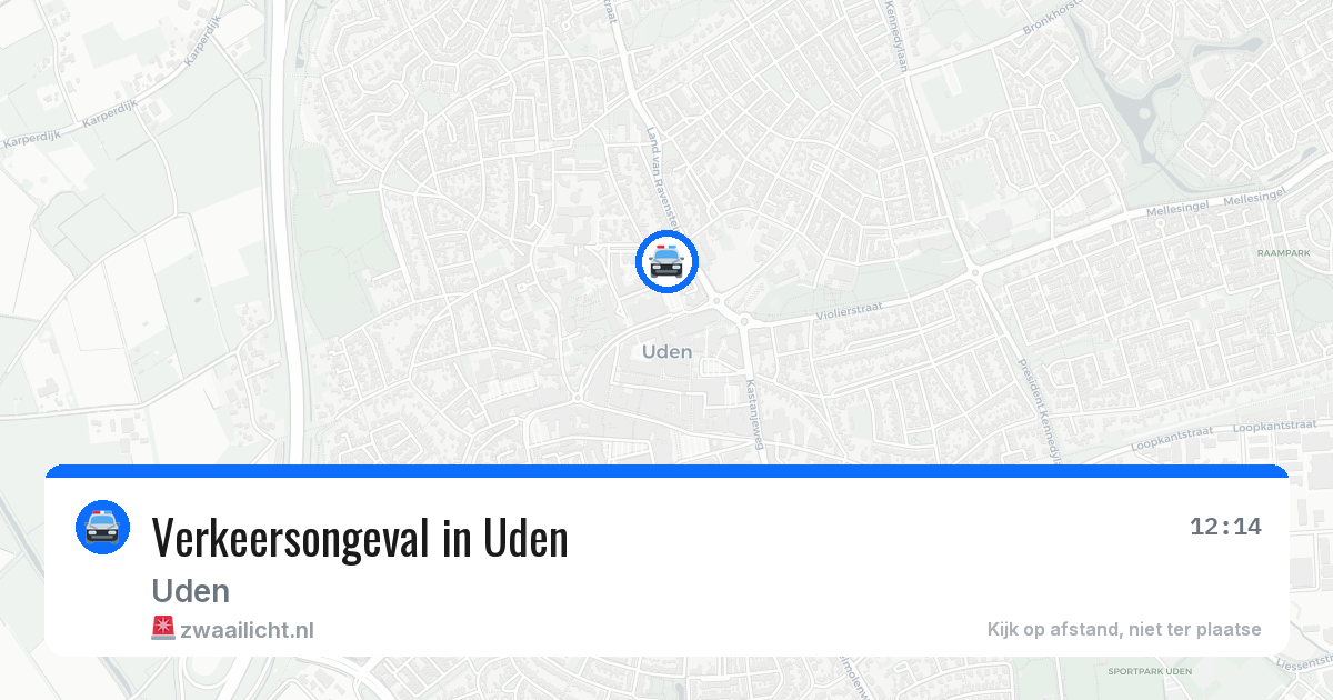 Verkeersongeval in Uden — 9 jun 2026