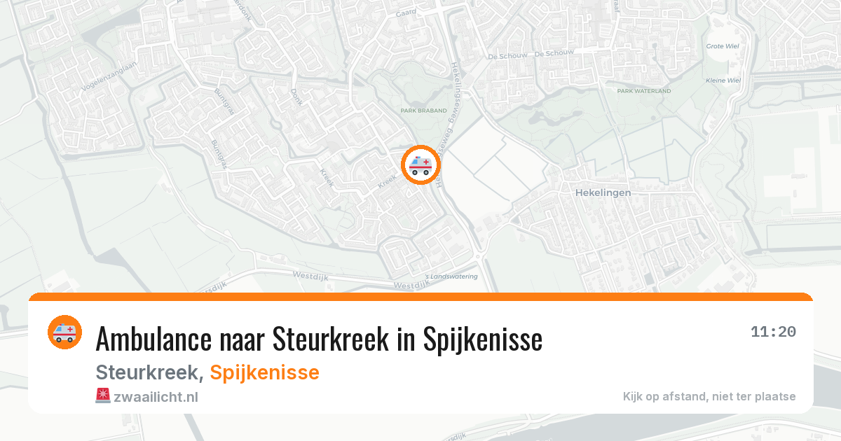 Ambulance naar Steurkreek in Spijkenisse — 3 jul 2026