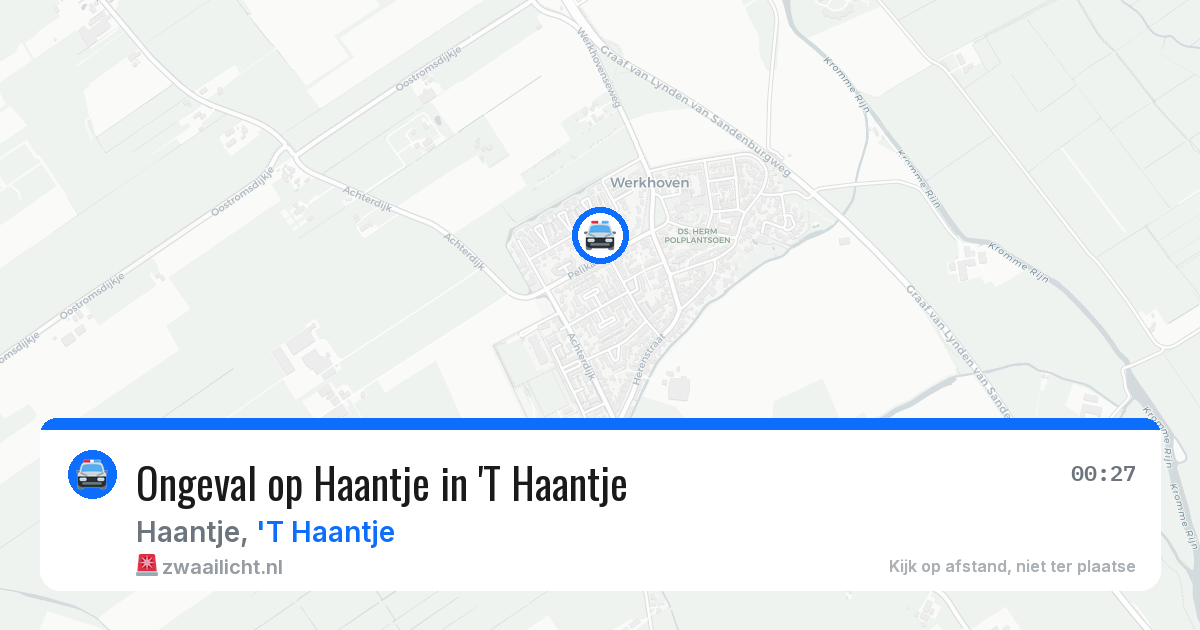 Ongeval op Haantje in 'T Haantje — 19 jun 2026