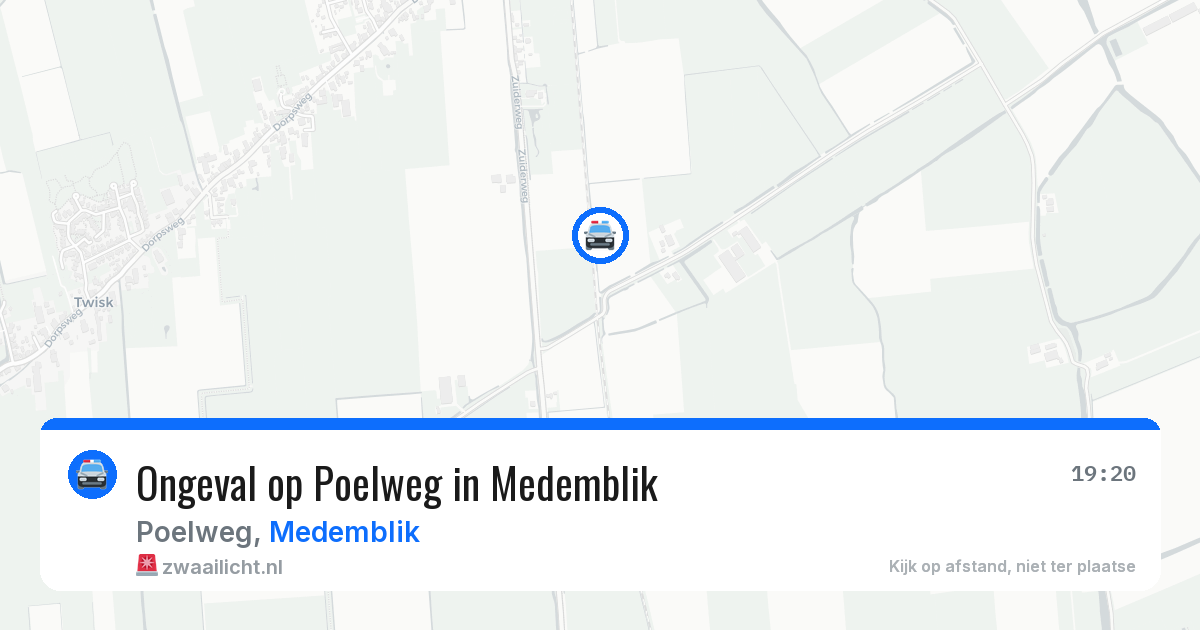 Ongeval op Poelweg in Medemblik — 11 jul 2026