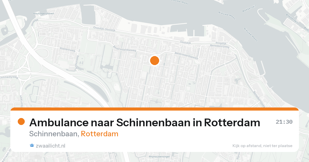 Ambulance naar Schinnenbaan in Rotterdam — 23 aug 2026