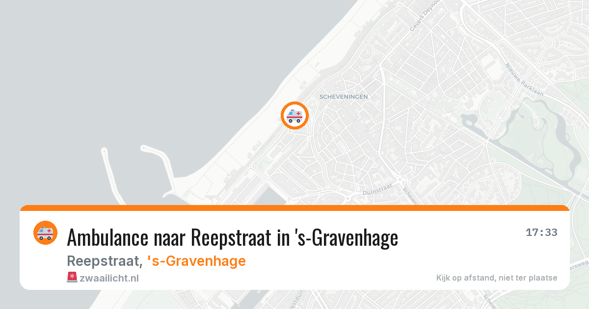 Ambulance naar Reepstraat in 's-Gravenhage — 3 jun 2026