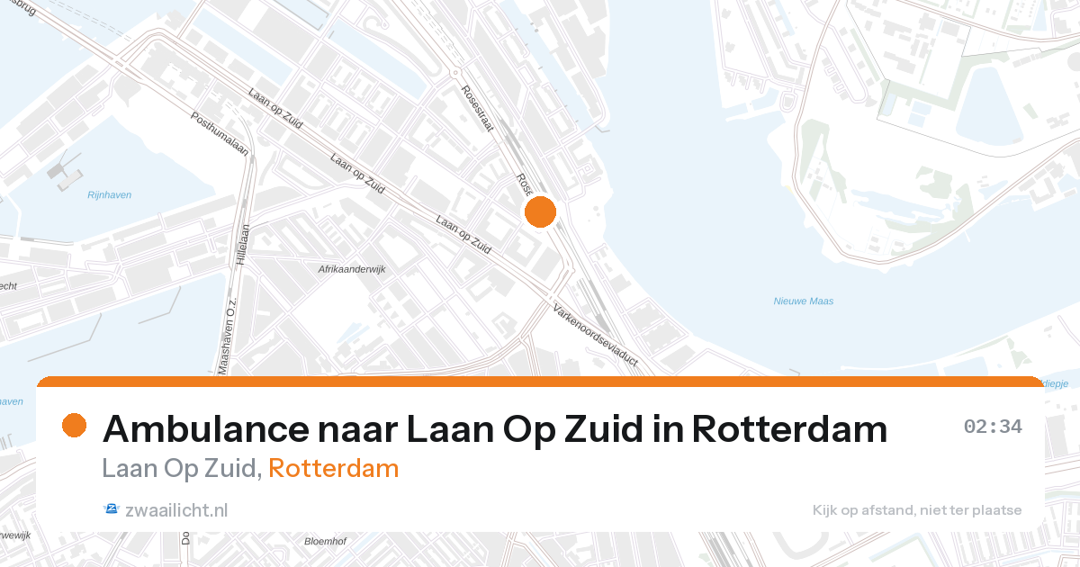 Ambulance naar Laan Op Zuid in Rotterdam — 7 feb 2026