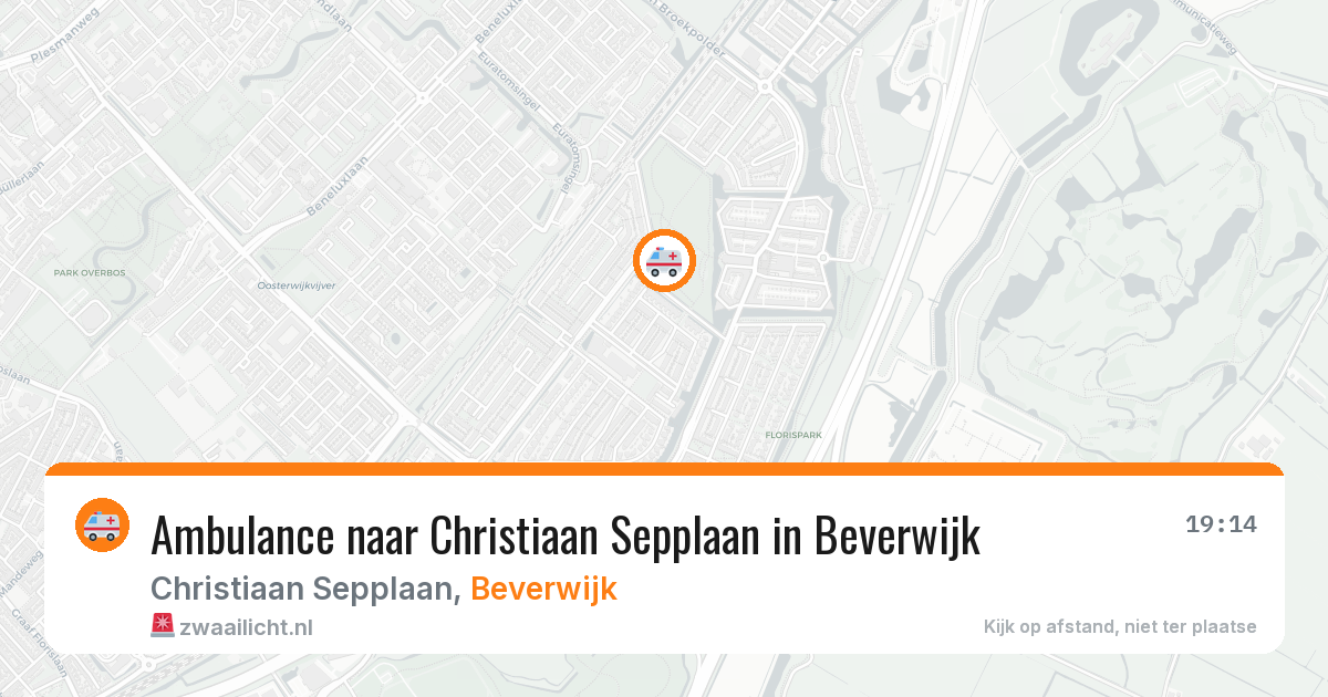 Ambulance naar Christiaan Sepplaan in Beverwijk — 23 jul 2026