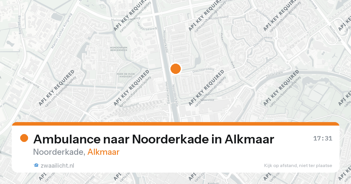 Ambulance naar Noorderkade in Alkmaar — 26 aug 2026
