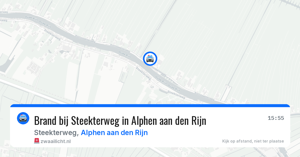 Brand bij Steekterweg in Alphen aan den Rijn — 22 jun 2026