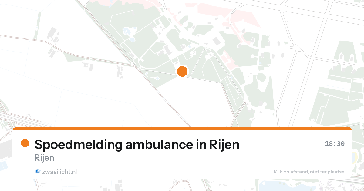 Spoedmelding ambulance in Rijen — 26 aug 2026