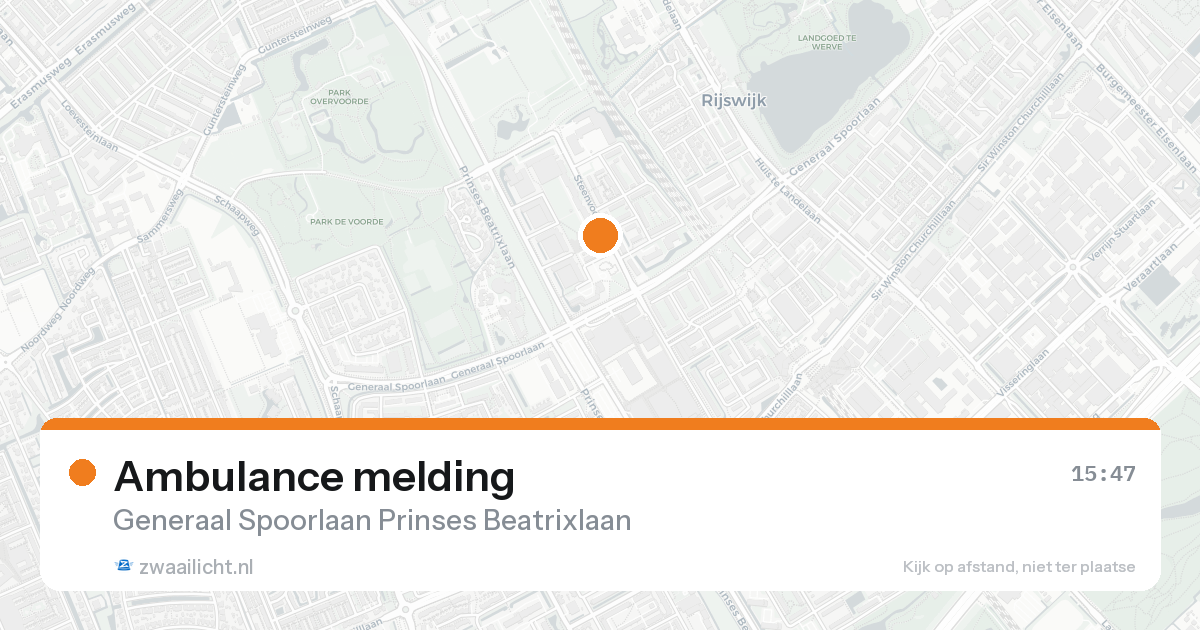 Ambulance melding — 7 feb 2026