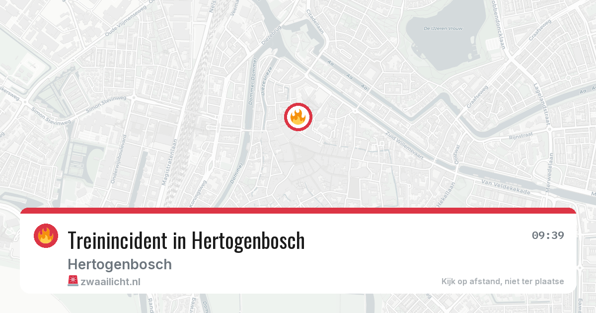 Treinincident in Hertogenbosch — 1 jun 2026