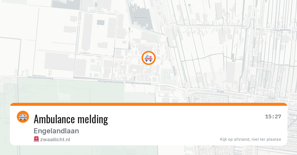 Ambulance melding — 9 jun 2026
