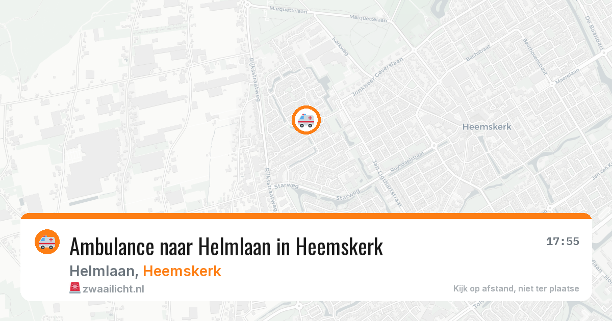 Ambulance naar Helmlaan in Heemskerk — 4 jun 2026