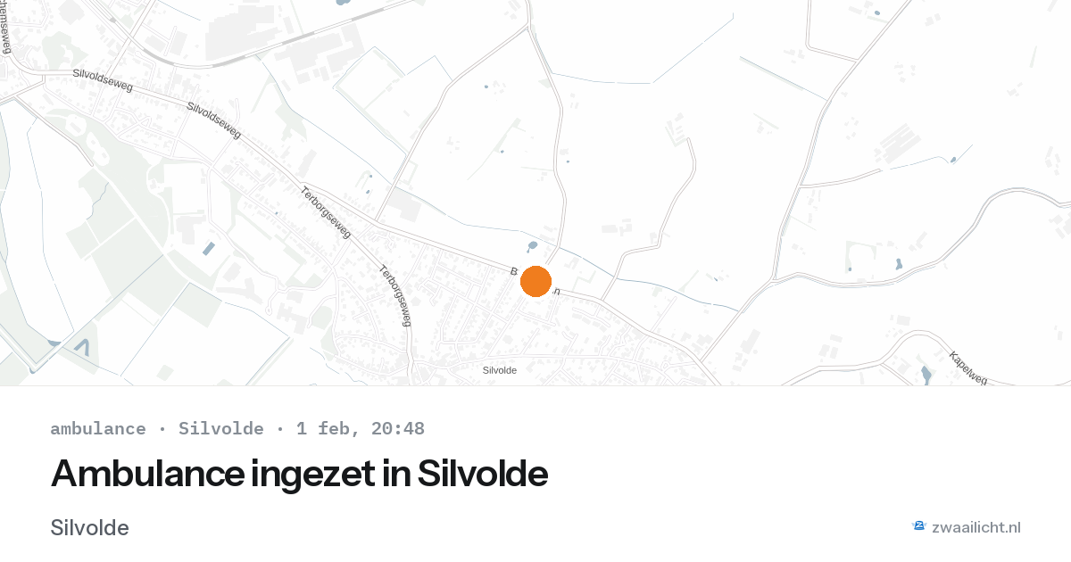 Ambulance ingezet in Silvolde — 1 feb 2026