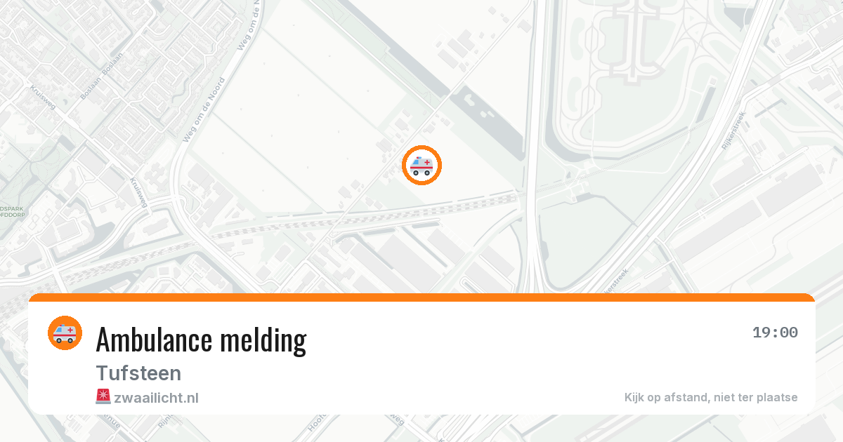 Ambulance melding — 4 mei 2026
