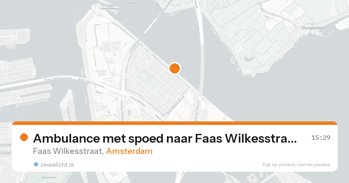 Ambulance met spoed naar Faas Wilkesstraat in Amsterdam — 7 feb 2026