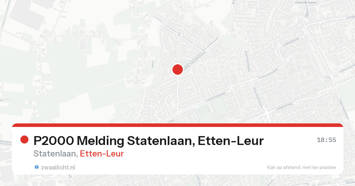 P2000 Melding Statenlaan, Etten-Leur — 30 jan 2026