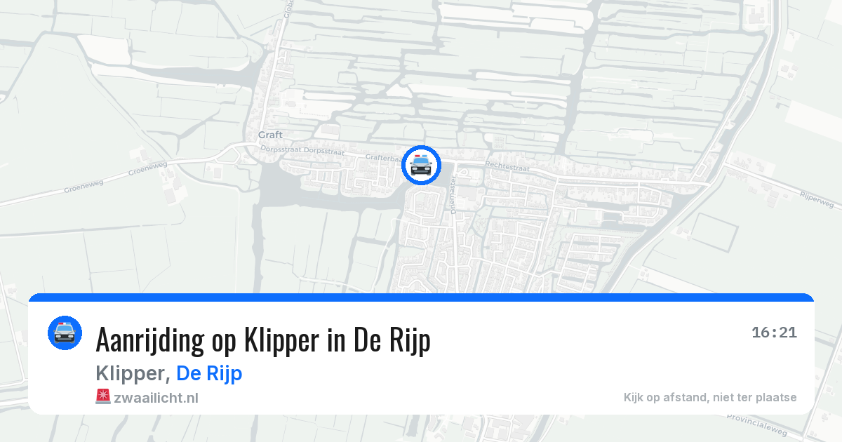 Aanrijding op Klipper in De Rijp — 7 apr 2026