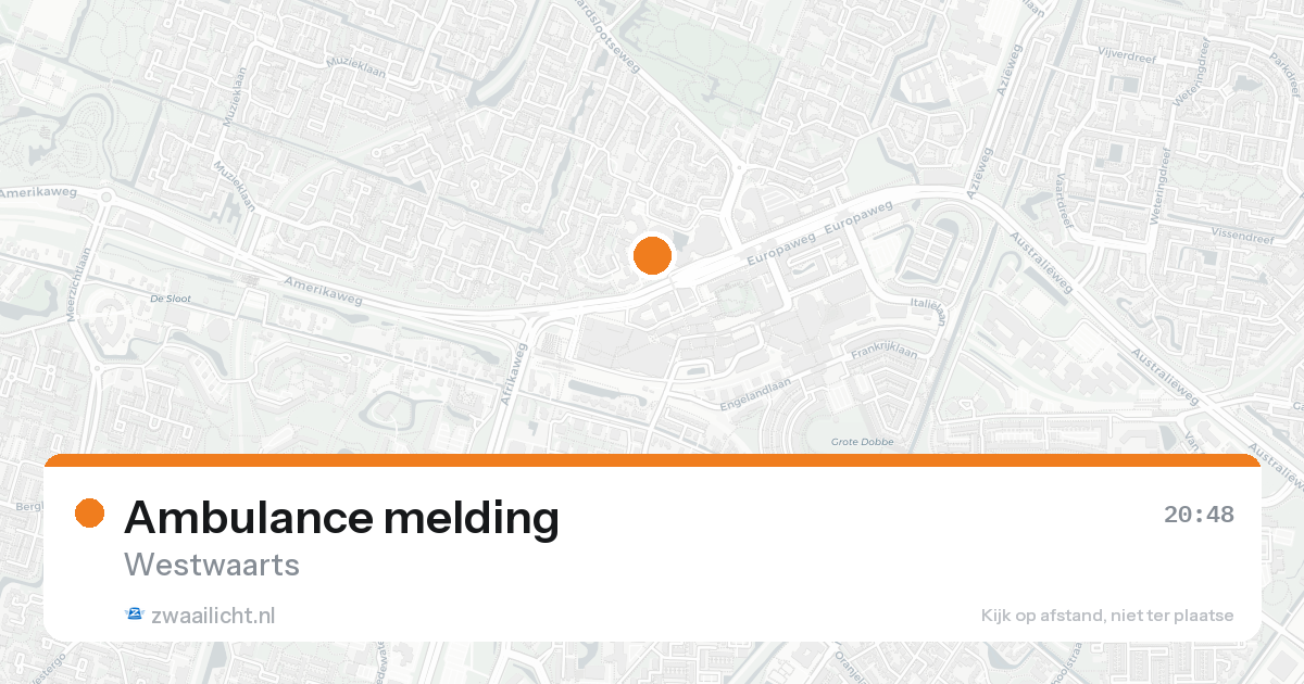 Ambulance melding — 7 feb 2026