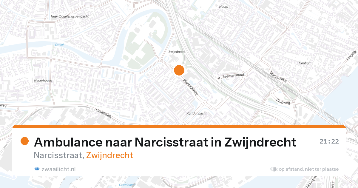Ambulance naar Narcisstraat in Zwijndrecht — 27 aug 2026