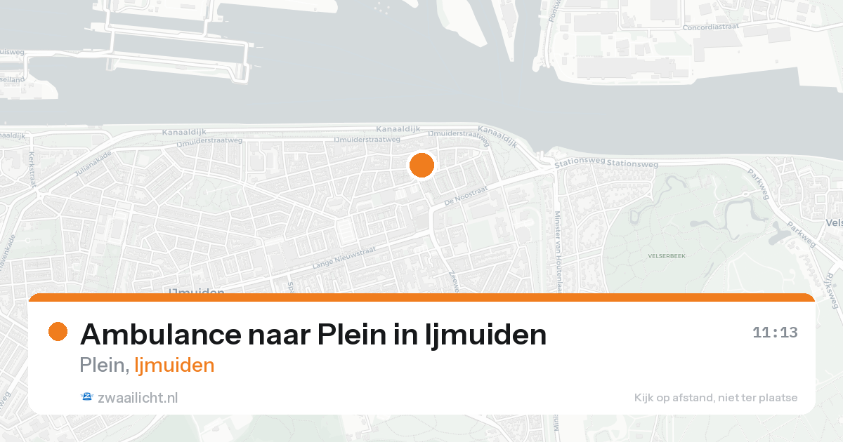 Ambulance naar Plein in Ijmuiden — 20 mei 2026